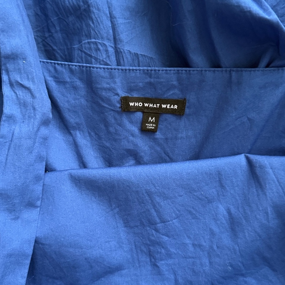 Who What Wear High Low Blue Dress - Picture 9 of 11